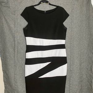 Black and white dress